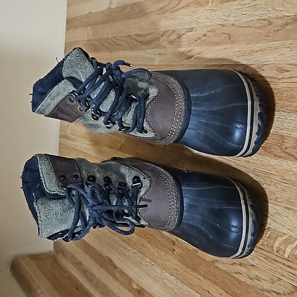 Sorel Rubber Bottoms Winter Boots 7.5 - Picture 2 of 13